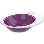 Assiette petit modèle ellipse gipsy prune pas cher