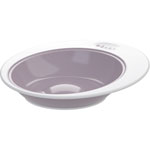 Assiette grand modèle ellipse poudré rose pas cher