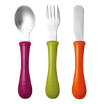 Set de 3 couverts inox gipsy pas cher