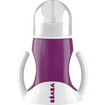 Tasse paille 2 en 1 ellipse gipsy prune pas cher