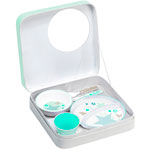 Coffret melamine rock'n love poudre bleu pas cher