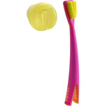 Brosse à dent 1er âge + support rose pas cher