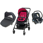 Poussette pack trio streety + mix & match hot pink pas cher