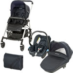 Poussette trio pack streety plus total black pas cher