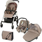 Poussette trio pack streety plus walnut brown pas cher