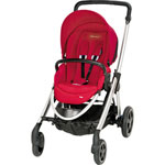 Poussette 4 roues elea intense red 2013 pas cher