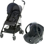 Poussette duo mila creatis total black pas cher