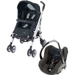 Poussette duo loola full creatis total black 2013 pas cher