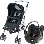 Poussette duo loola up total black 2013 pas cher