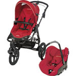 Poussette duo high trek creatis intense red 2013 pas cher