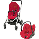 Poussette duo elea creatis intense red 2013 pas cher
