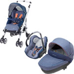 Poussette trio loola up creatis divine denim 2013 pas cher