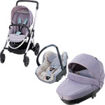 Poussette trio elea creatis pop violet 2013 pas cher