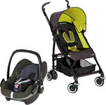 DUO MILA PEBBLE KHAKI/BLACK (POUSSETTE + SIEGE AUTO PEBBLE)