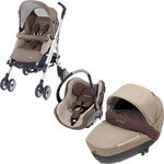 Poussette trio loola creatis walnut brown 2013 pas cher