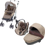 Poussette trio loola up creatis walnut brown 2013 pas cher