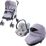 Poussette trio loola creatis pop violet 2013 pas cher