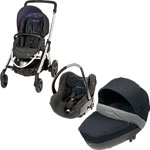 Poussette trio elea creatis total black 2013 pas cher