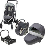 Poussette trio elea confetti 2013 + base offerte pas cher