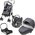 Poussette trio loola up confetti 2013+base offerte pas cher
