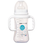 Biberon sans bpa maternity poingées blanc 270 ml pas cher