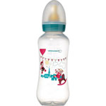 Biberon cintre sans bpa 3 vitesses latex cirque au village 360 ml pas cher
