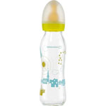 Biberon verre t1 latex cirque au village 240ml pas cher