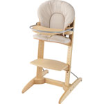 Chaise haute bébé woodline nature spirit pas cher