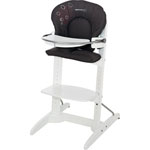 Chaise haute bébé woodline poetic black pas cher