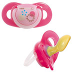 Lot de 2 sucettes caoutchouc maternity dental safe t1 fille pas cher