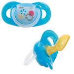 Lot de 2 sucettes caoutchouc maternity dental safe t1 garçon pas cher