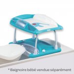 Table à langer duo amplitude bb doux bleu pas cher