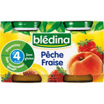 P�ches fraises 130 g d�s 4 mois