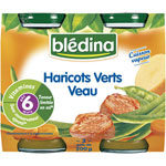 Haricots verts et veau 200 g d�s 6 mois