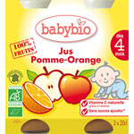 Bio jus pommes-oranges 20 cl dès 4mois pas cher