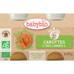 Bio carottes des landes 130 g dès 4 mois pas cher