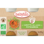 Bio carottes-potimarron 130 g dès 4 mois pas cher