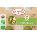 Bio brocoli carottes 130 g dès 4 mois pas cher