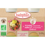 Bio pommes abricots céréale dès 4 mois pas cher