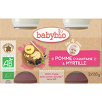 Bio pommes myrtilles dès 4 mois pas cher