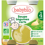 Bio baby soup légumes verts 20 cl dès 4 mois pas cher