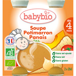 Bio bay soup potimarron-panais 20 cl dès 4 mois pas cher
