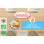 Bio crème aux fruits poire 130 g dès 6 mois pas cher
