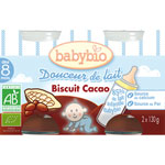 Bio douceur de lait biscuit cacao 130 g dès 8 mois pas cher