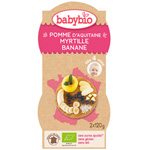 Bio mes fruits pomme myrtille banane 120 g dès 4 mois pas cher