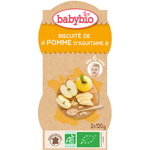 Bio mes biscuitées pomme 120 g dès 6 mois pas cher
