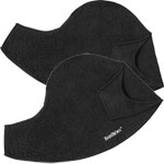 Lot de 2 bavoirs pour porte bébé babybjorn noir pas cher