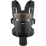 Porte bébé ventral miracle coton bio noir brun pas cher