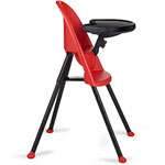 Chaise haute bébé rouge pas cher