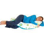 Coussin d'allaitement doomoo gm pop bleu pas cher